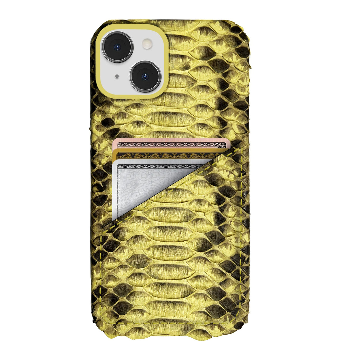 iPhone 14 Plus Leather Case — Piton Cardholder
