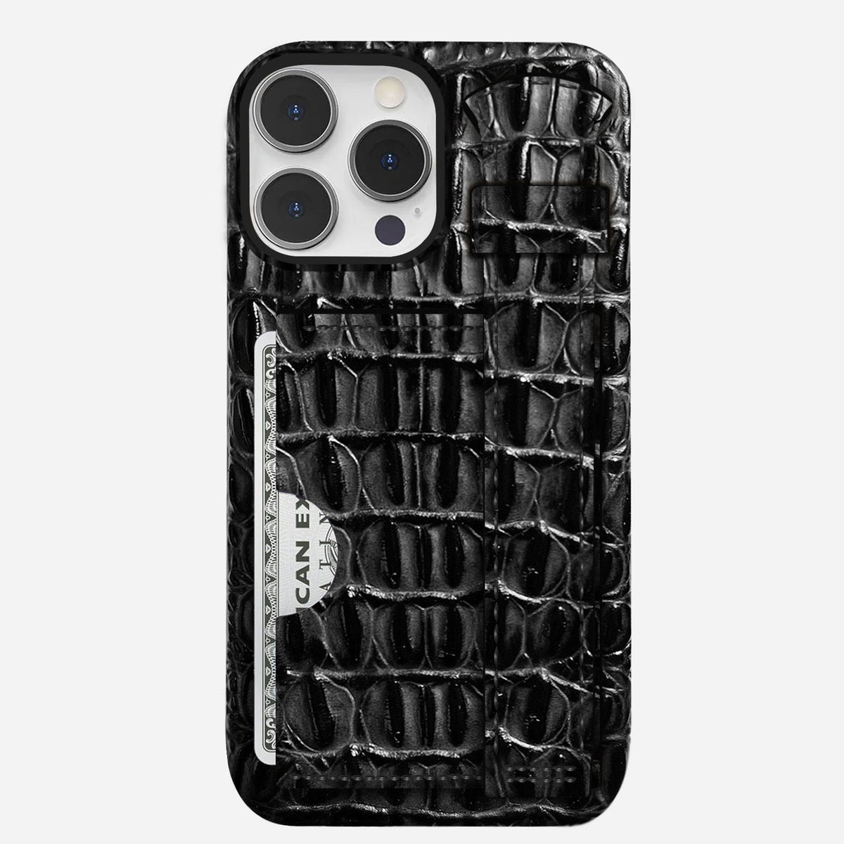 iPhone 13 Pro Max Leather Case — Titan Handle Cardholder