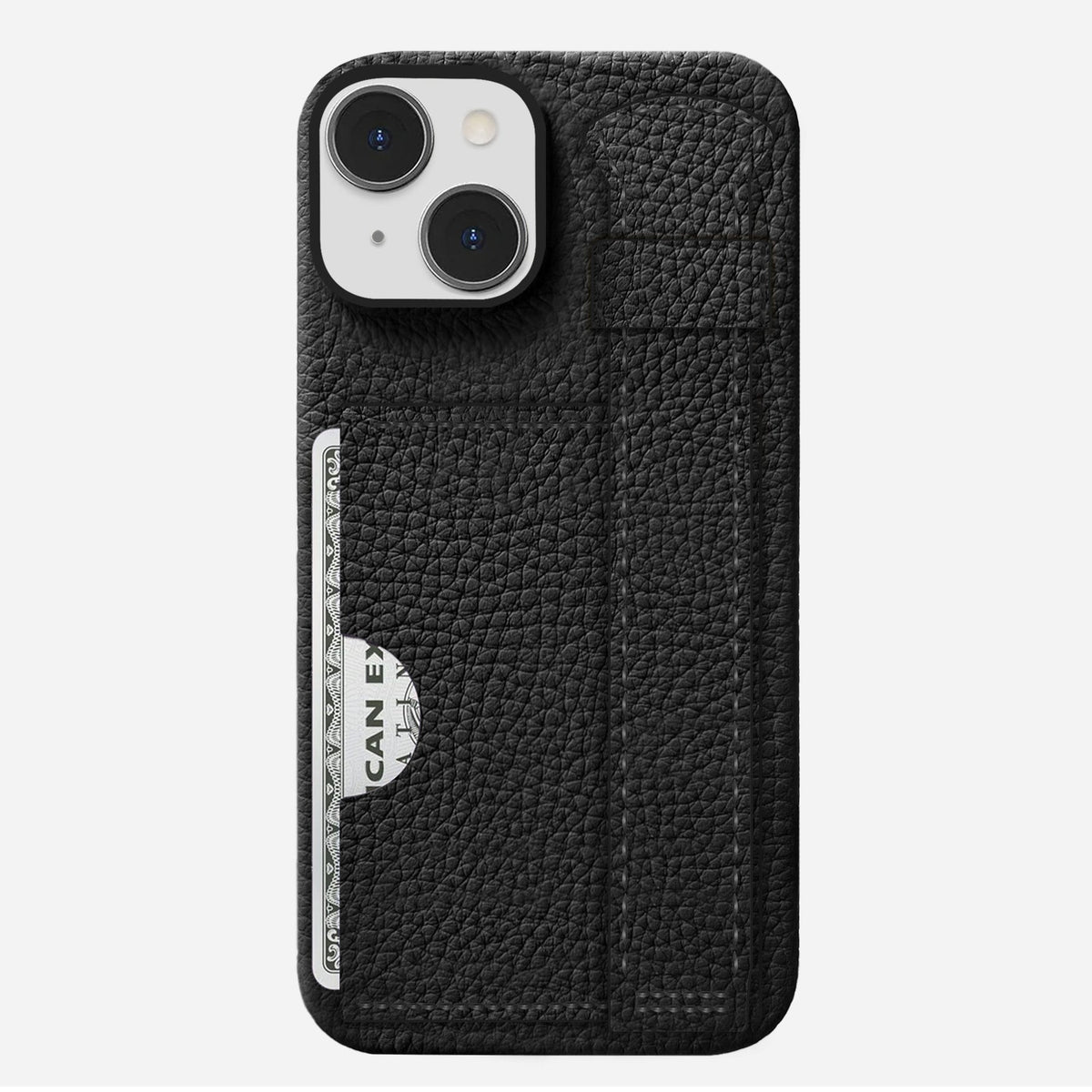 iPhone 15 Leather Case — Ashe Handle Cardholder