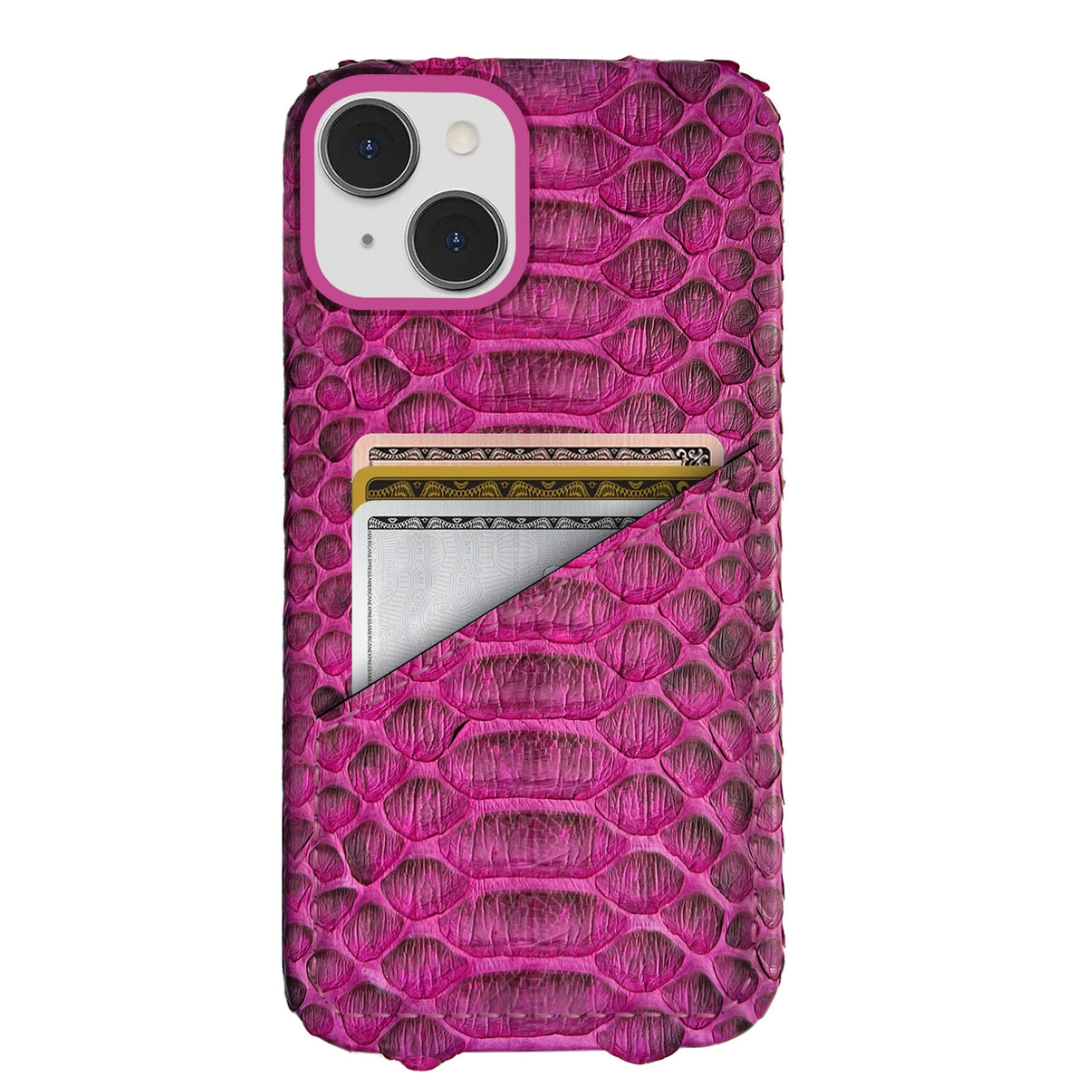 iPhone 14 Plus Leather Case — Piton Cardholder