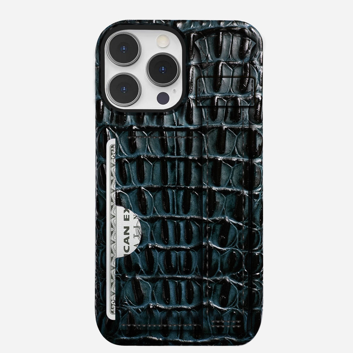 iPhone 16 Pro Max Leather Case — Titan Handle Cardholder