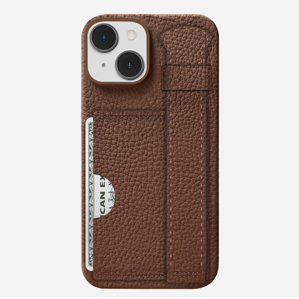 iPhone 15 Leather Case — Ashe Handle Cardholder