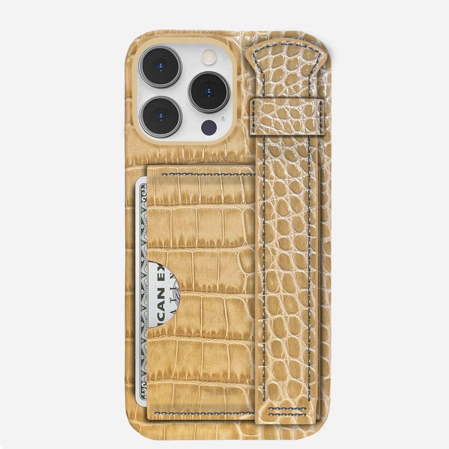 iPhone 16 Pro Max Leather Case — Neo Handle Cardholder