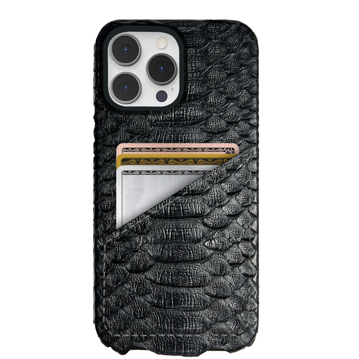iPhone 13 Pro Max Leather Case — Piton Cardholder
