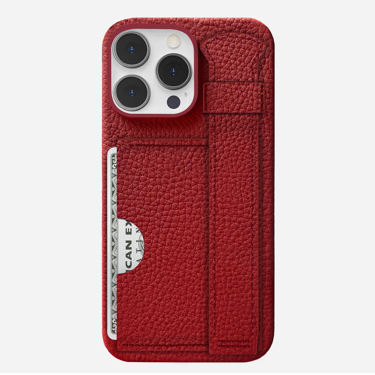 iPhone 13 Pro Leather Case — Ashe Handle Cardholder