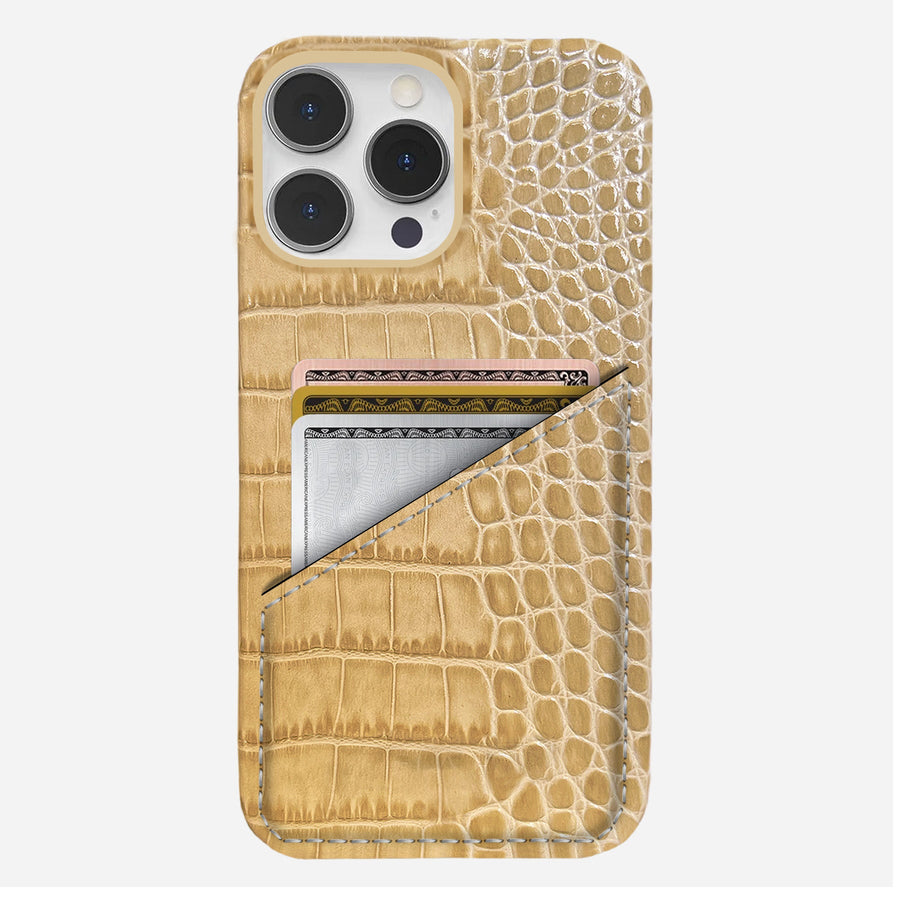 iPhone 13 Pro Max Leather Case — Neo Cardholder