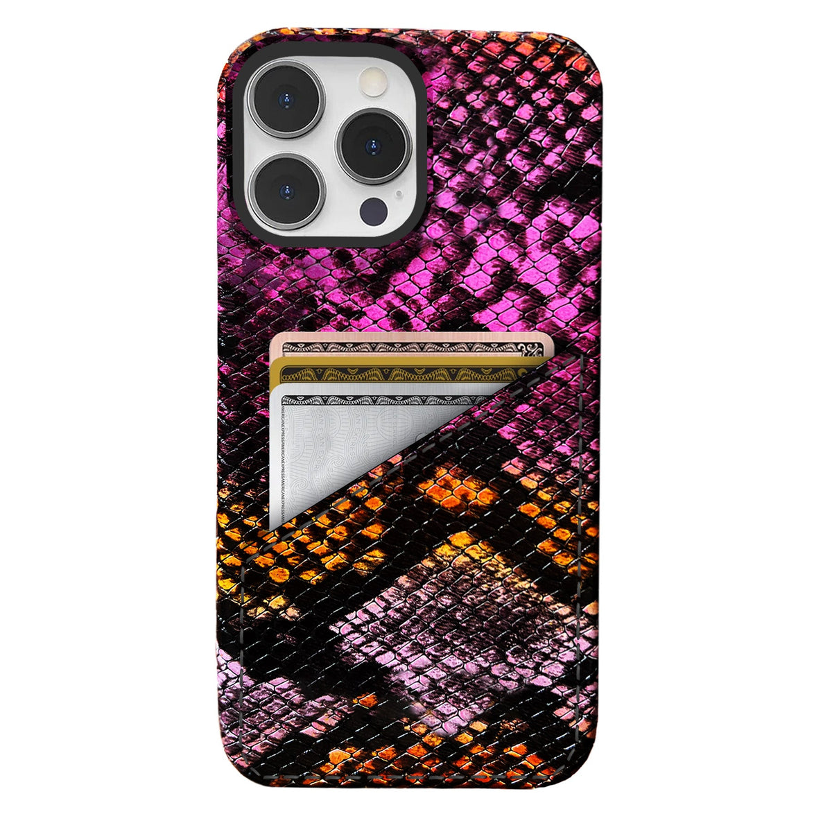 iPhone 14 Pro Leather Case — Elise Cardholder