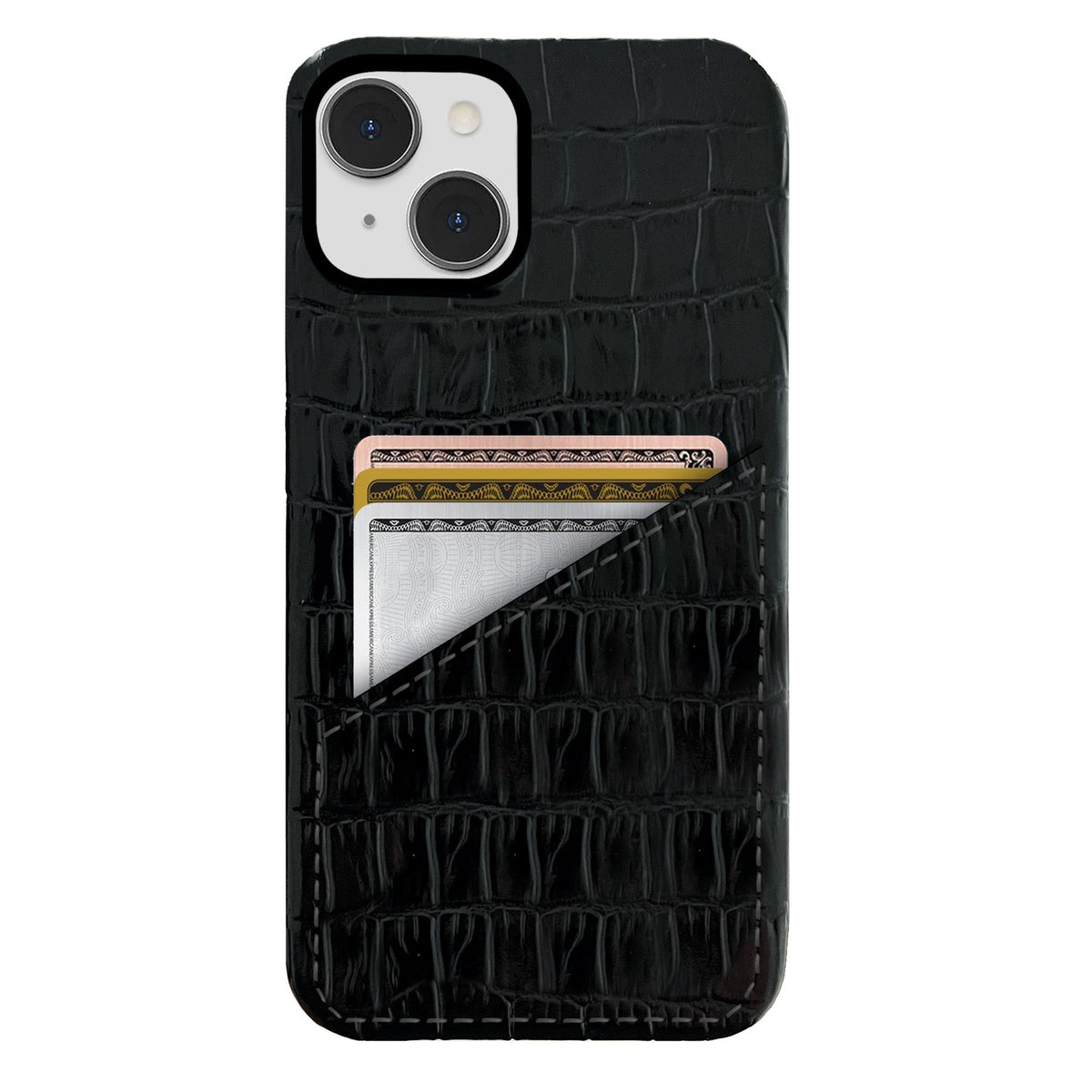 iPhone 14 Plus Leather Case — Vega Cardholder