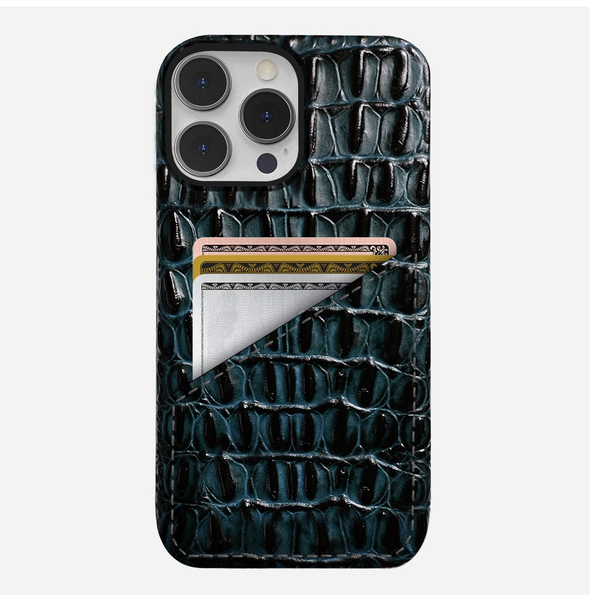 iPhone 16 Pro Max Leather Case — Titan Cardholder