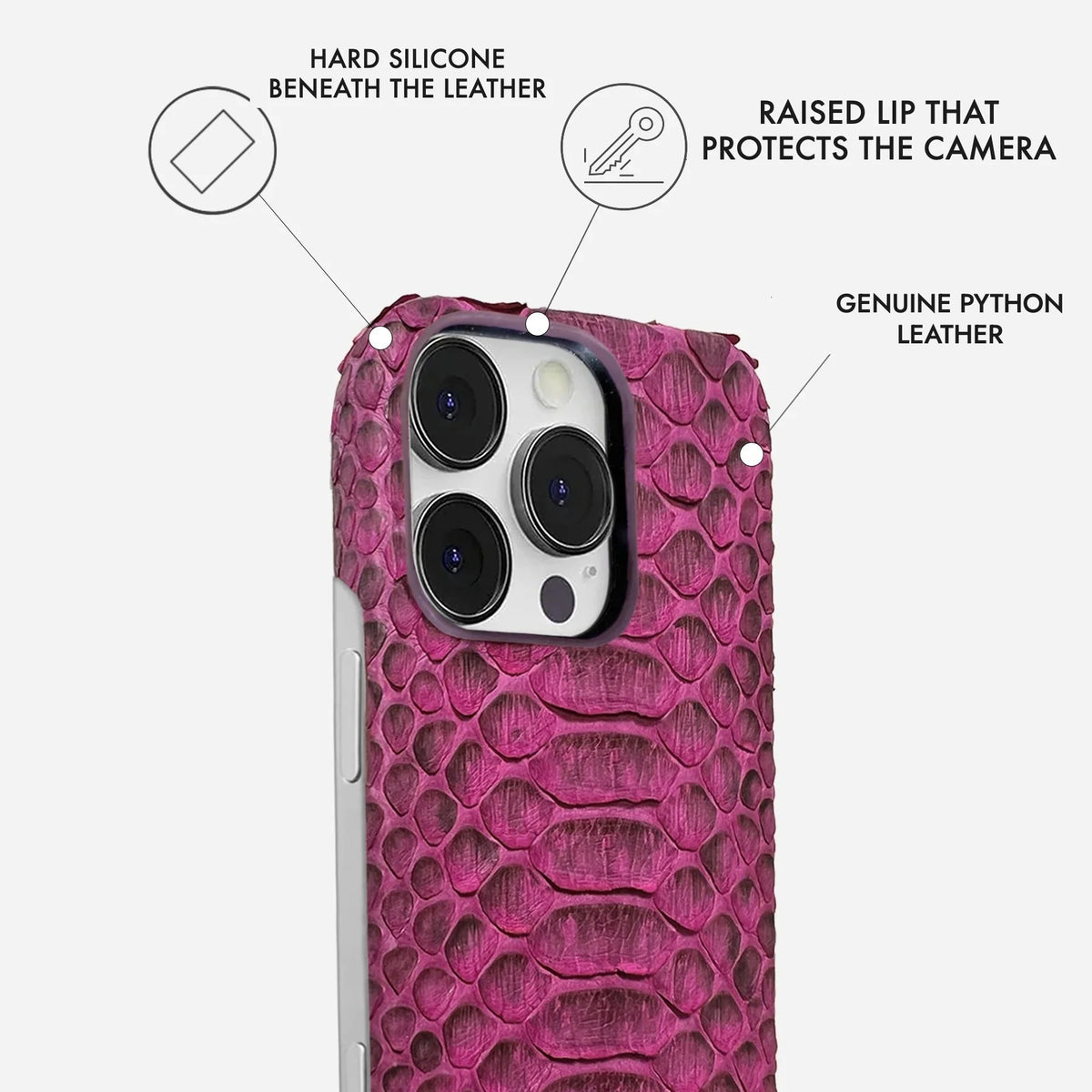 iPhone 16 Pro Max Python Leather Case — Python