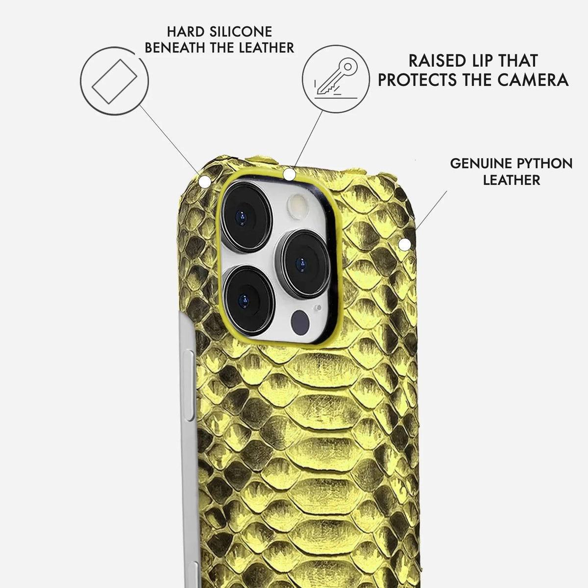 iPhone 16 Pro Max Python Leather Case — Python