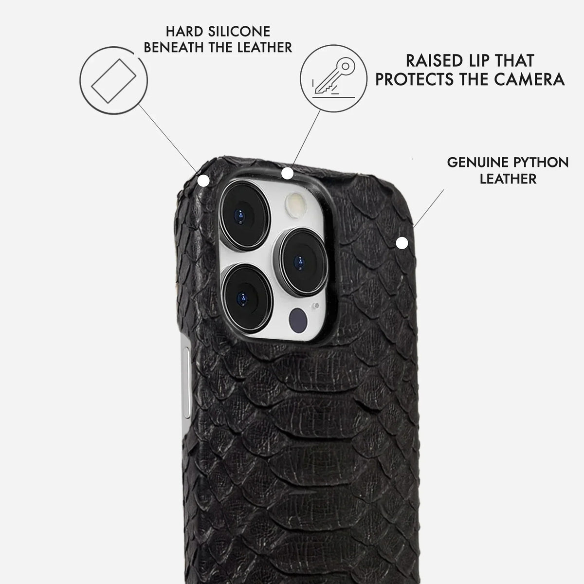 iPhone 13 Pro Python Leather Case — Python