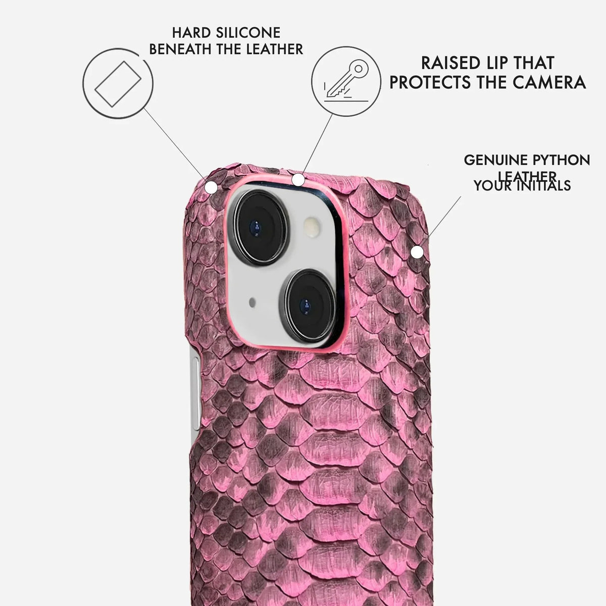 iPhone 13 Python Leather Case — Python