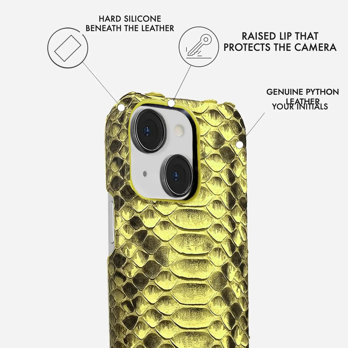 iPhone 13 Python Leather Case — Python
