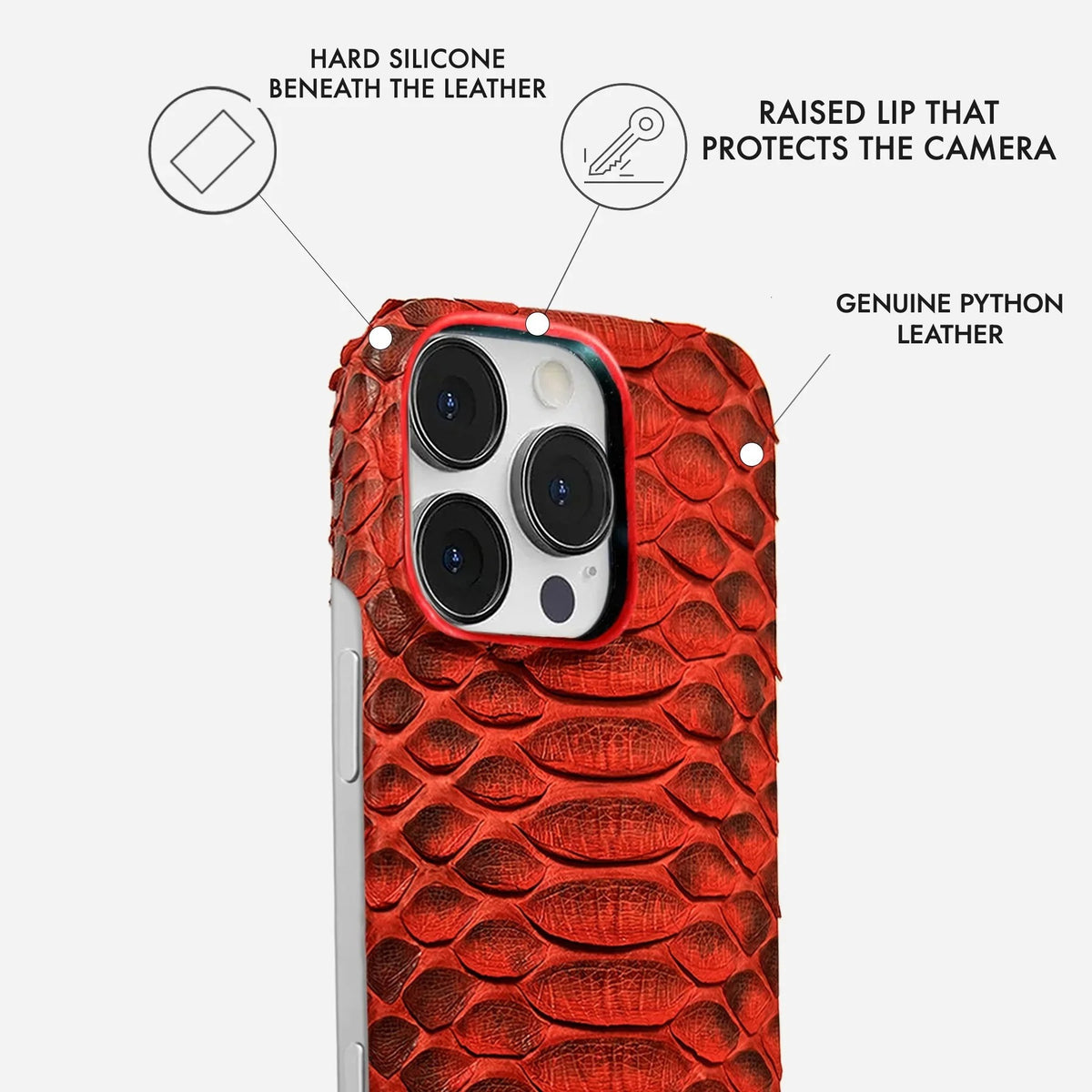 iPhone 16 Pro Max Python Leather Case — Python