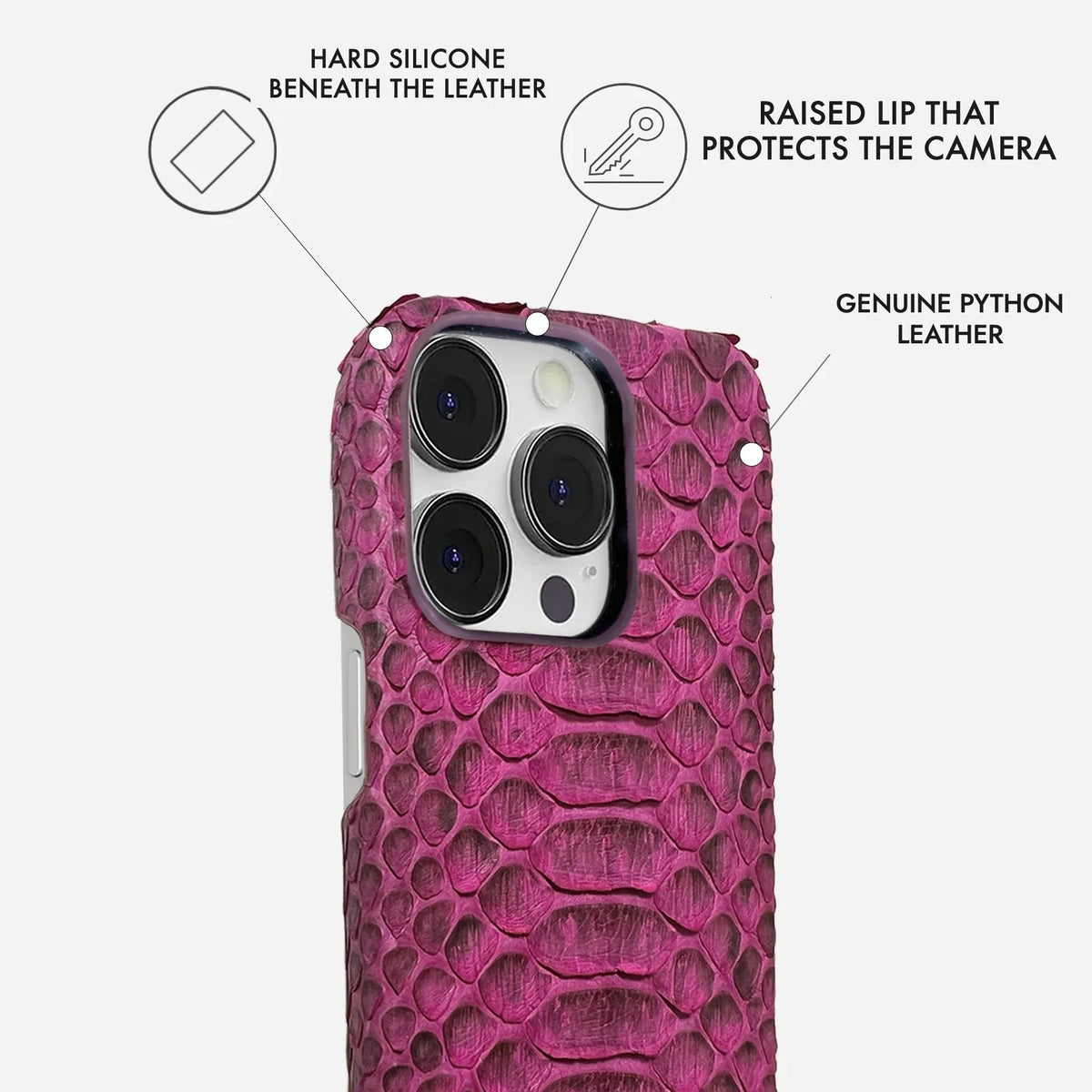 iPhone 13 Pro Max Python Leather Case — Python
