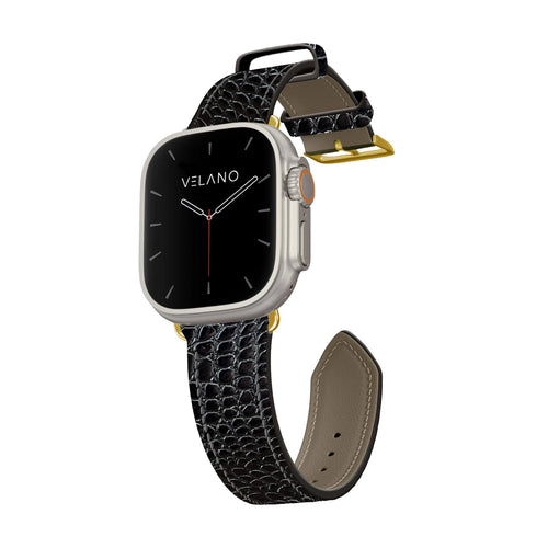 Velano Club Apple Watch strap — Neo Black